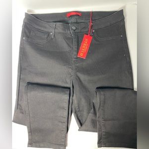 Jennifer Lopez Super Skinny Flawless Stretch Jeans, Black, Size 12 NWT